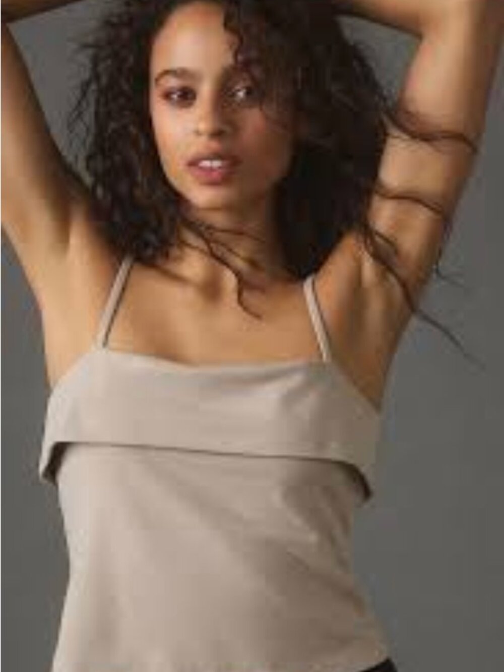 PILCRO size Med Elegant Beige Women's Top